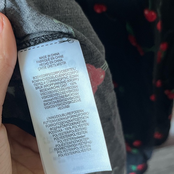 Polo Ralph Lauren Black Dress with Cherry Print - Picture 7 of 8